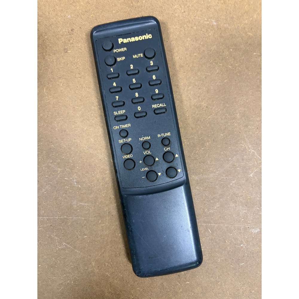 Panasonic EUR64133 TV Remote Control Black Replacement Vintage